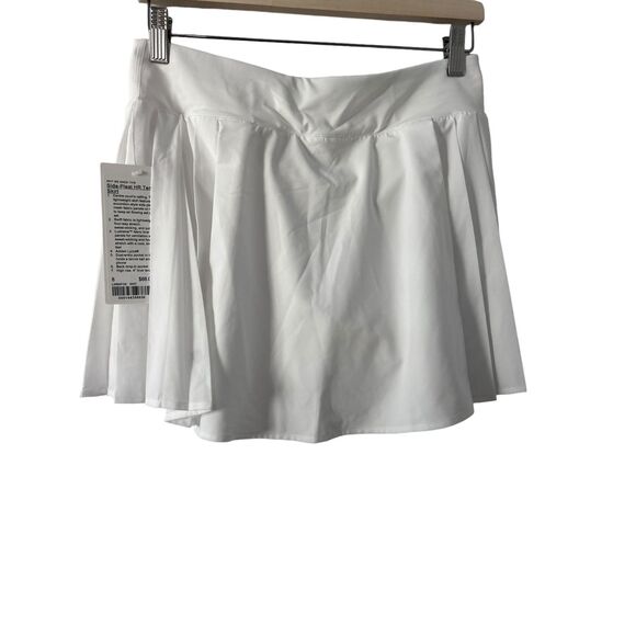 Lululemon Side-Pleat High-Rise Tennis Skirt White Size 8 NWT - Picture 6 of 8